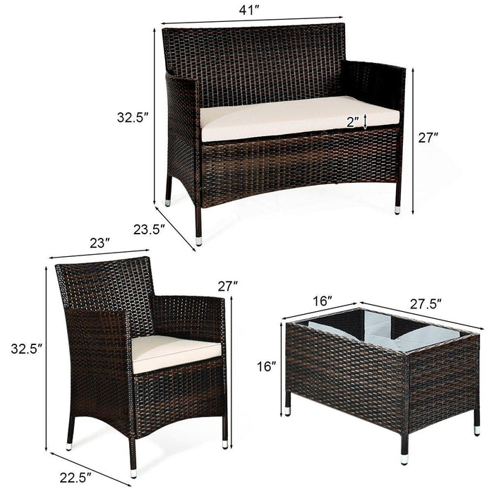 Patio Furniture Set - LuxVerve