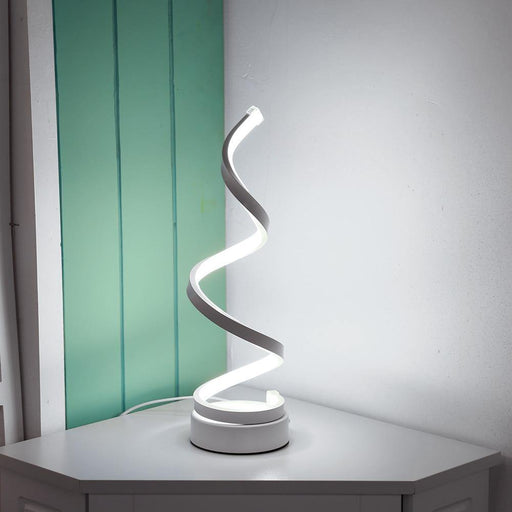 Modern LED Spiral Table Lamp - LuxVerve